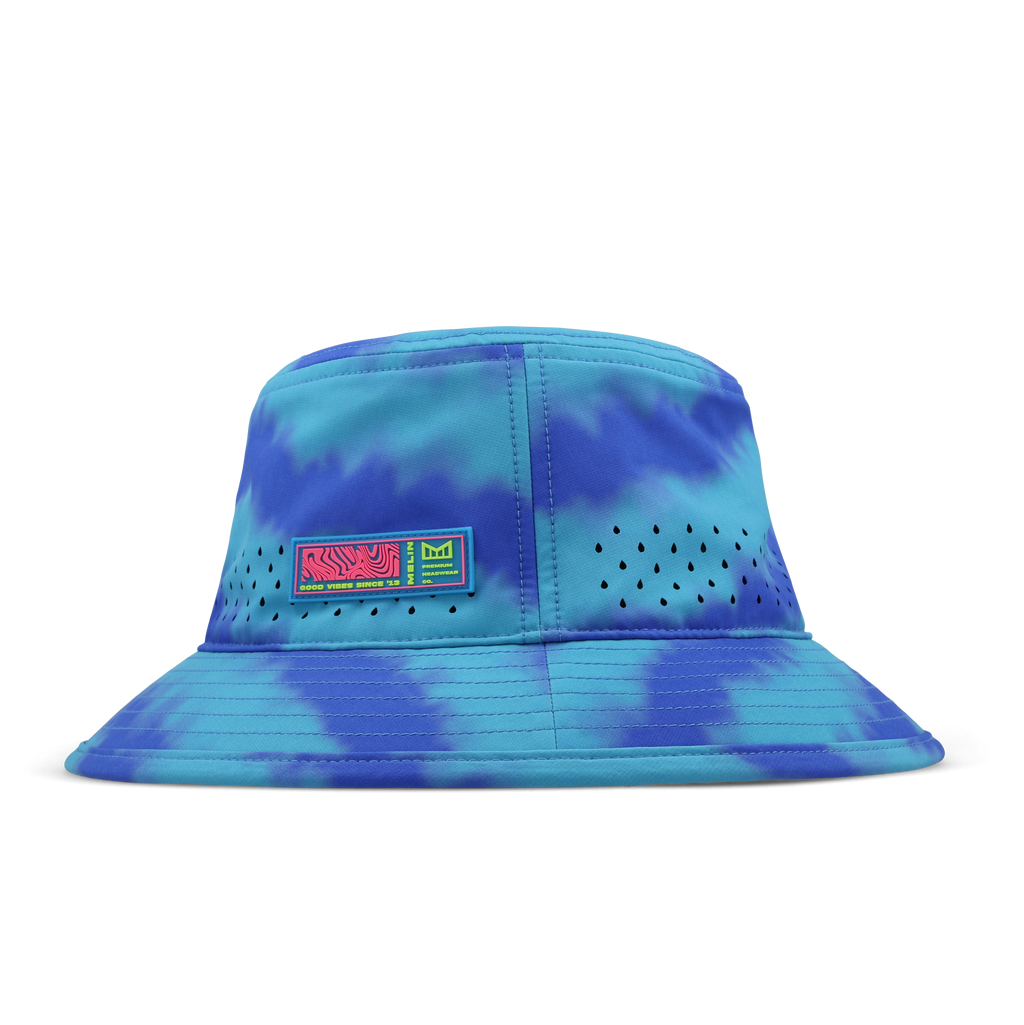 Caddy Neon Tie Dye Hydro - Electric Blue (WY2N)