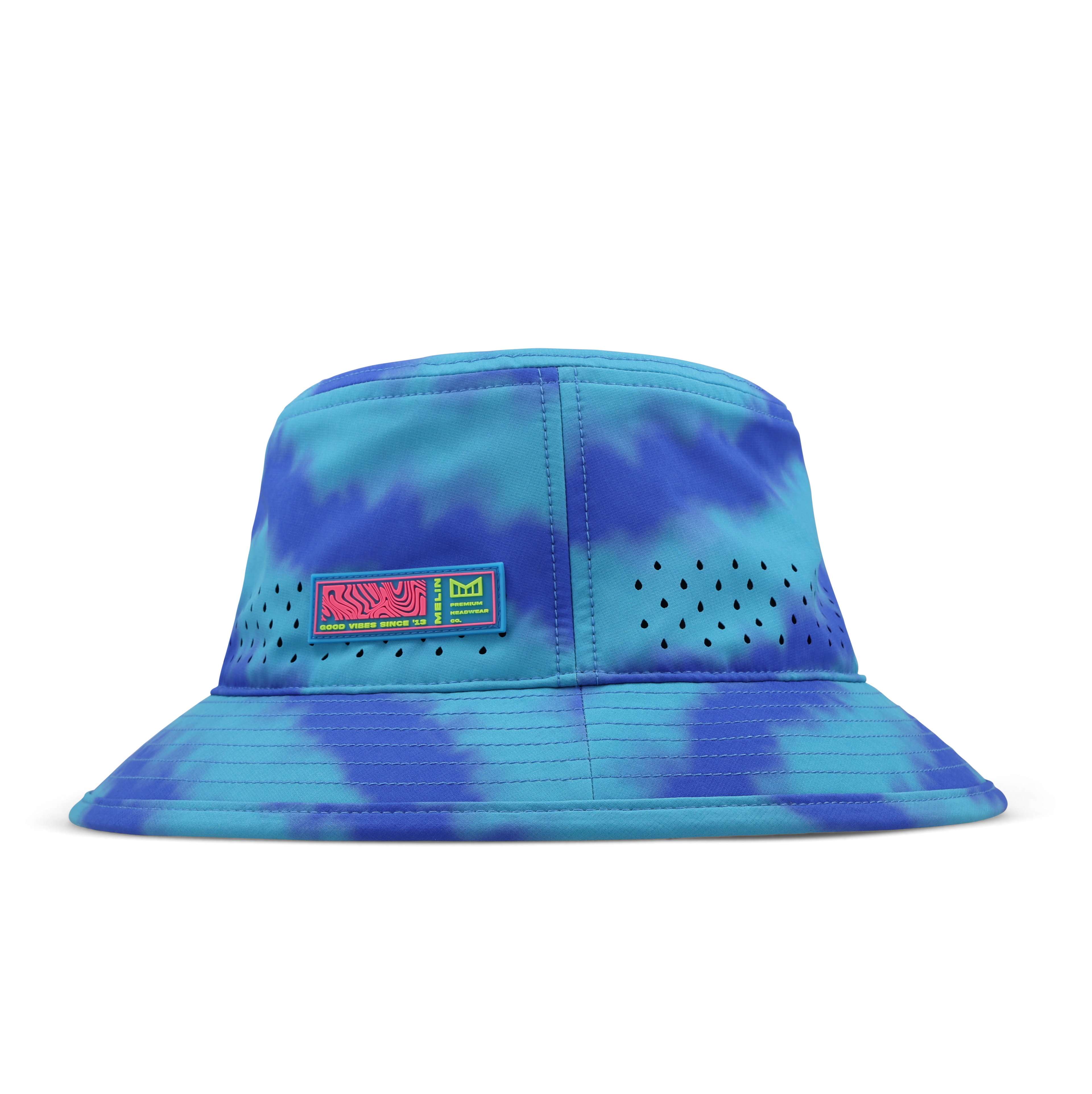 Caddy Neon Tie Dye Hydro - Electric Blue (WY2N)